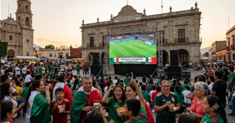 El Ayuntamiento de Nochixtlán instalará una pantalla LED en el Palacio Municipal para transmitir el duelo mundialista entre México y Ecuador este martes.